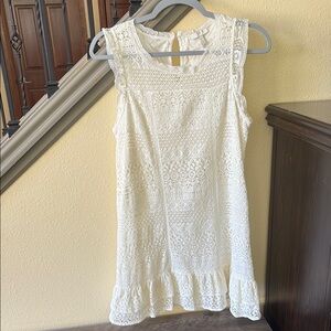 Joie Lindell White Lace Dress Size Small